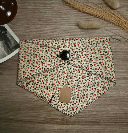 Vintage Pet Bandana-Blossom Symphony