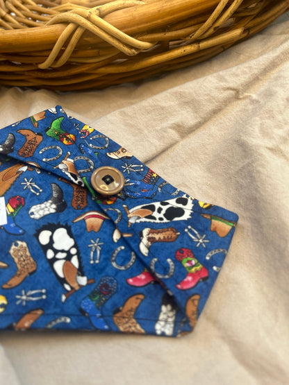 Vintage Pet Bandana-Boots