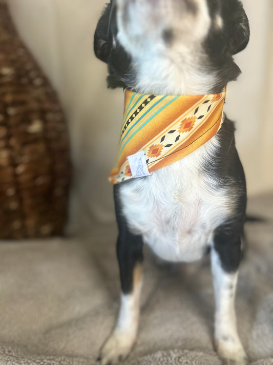 Vintage Pet Bandana-Tribal Tapestry