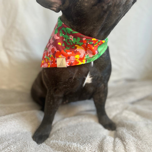 Vintage Pet Bandana-Flora's Embrace